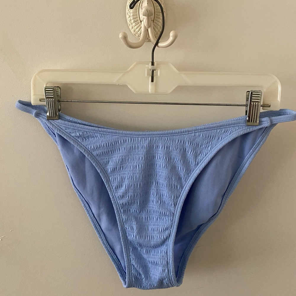 Light Blue High Rise Bikini Bottom